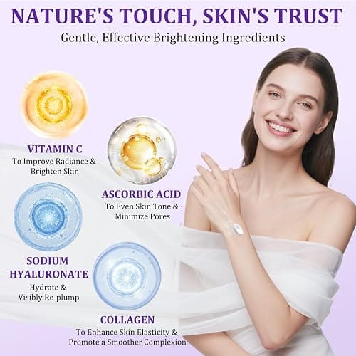 Dark Spot Remover for Body, Skin Bleaching Cream with Vitamin C for Intimate Areas, Skin Lightening Cream Dark Spot Corrector for Underarms, Knees, Face, Elbows, Inner Thighs & Bikini Line,1.7fl oz thumbnail 2