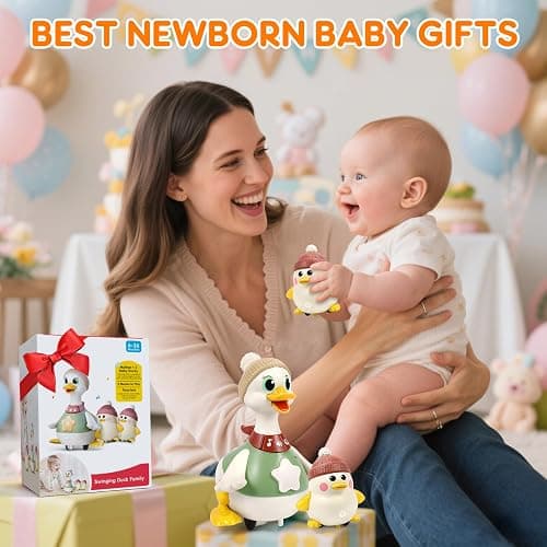 LUDILO Infant Baby Toys 6-12 Months: Musical Crawling Duck Toy Must Have 6 7 8 9 10 12 18 Month Old Baby Toy 6-12-18 Month Newborn Tummy Time Toys for 1 Year Old Boy Girl Gifts Stocking Stuffers thumbnail 7