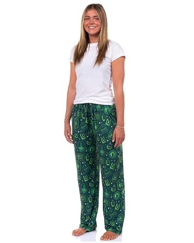 Wicked Pajamas Women's Elphaba Elements Destined To Fly Lounge PJ Pants thumbnail 2