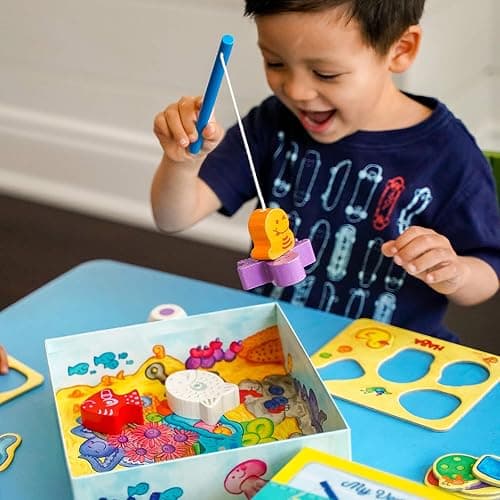 HABA My Very First Games - Here Fishy Fishy! Magnetic Fishing Game Ages 2+ Made in Germany Toddler Games, Learning Toys, Preschool Toys - English Box thumbnail 7