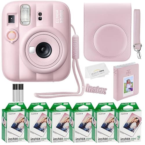 Fujifilm Instax Mini 13 Instant Camera 60 Films & Accessories (Candy Pink) - Image 1