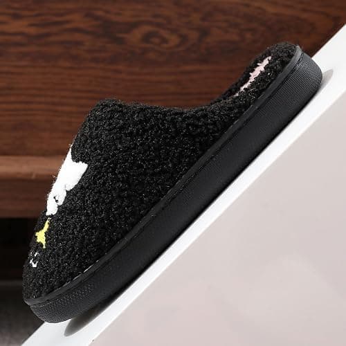 JAMANDUO Women's Cute Retro Strawberry Cherry Slippers Valentine's Day Plush Soft Memory Foam House Home Shoes thumbnail 4
