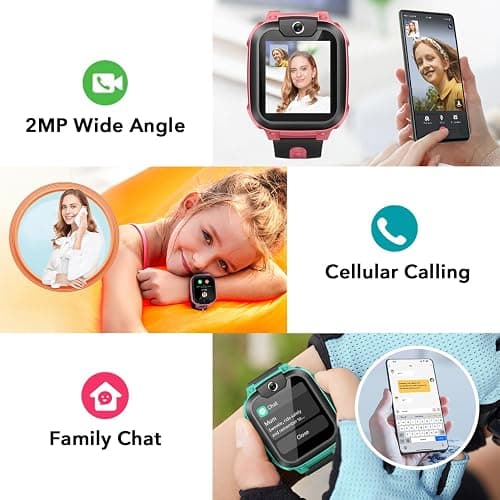 imoo Z1 Kids Smart Watch, Smart watch for Boys, Kids Smartwatch Phone with Long-lasting Video & Phone Call, IPX8 Water-Resistance (Z1, Green) thumbnail 2