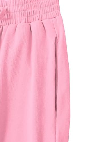 Ecolala Girls Loose Straight Leg Sweatpants High Waisted Baggy Joggers with Drawstring thumbnail 2