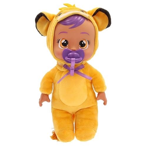 CRY BABIES Tiny Cuddles Disney Simba, Baby Doll Inspired by Simba by The Lion King, with 3 Accessories, Care and Care, She Cries Real Tears, Children from 18 Months - Image 1