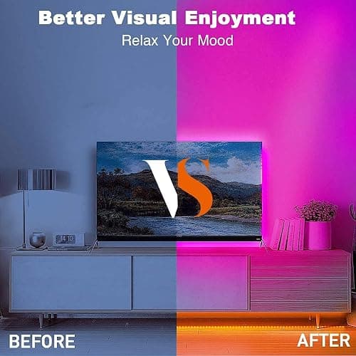 phopollo Led Strip Light, 30m Led Strip Lights(2 Rolls of 15m) Music Sync Mode with Mic,Smart App Control with Remote, Ultra-Long 24V Lights for Bedroom, Party, Packaging May Vary thumbnail 6