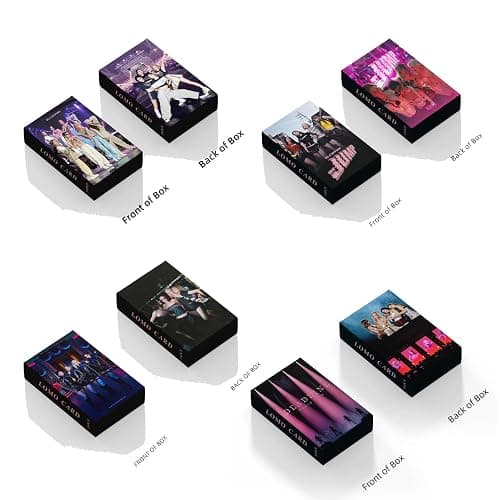 Beyitoria Black Pink Fotokarten Set (220 Stück) - 4 Boxen Lomo Cards, Korean Pop BP Fanartikel Sammelkarten HD Fotokarte - Idol Merch Geschenk für Mädchen thumbnail 2