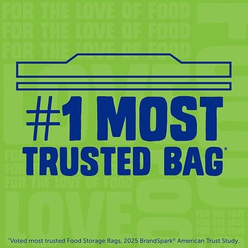 Ziploc Storage Bags Variety Pack, 190ct Total, 42ct Storage Gallon and 48ct Storage Quart, 50ct Sandwich and 50ct Snack thumbnail 7
