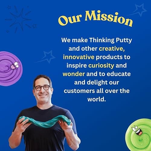 Crazy Aaron's Thinking Putty- Mini Tin - Funky Fidget - Clear Sensory Putty for Kids and Grown ups - 2" Tin - Creative and Endless Fun, Stress Relief Therapy Toys, Never Dries Out thumbnail 4