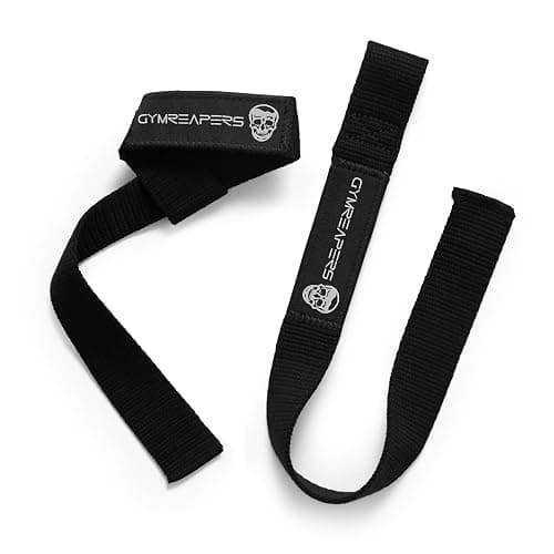 Gymreapers Lifting Wrist Straps for Weightlifting, Bodybuilding, Powerlifting, Strength Training, & Deadlifts - Padded Neoprene with 18 inch Cotton thumbnail 3