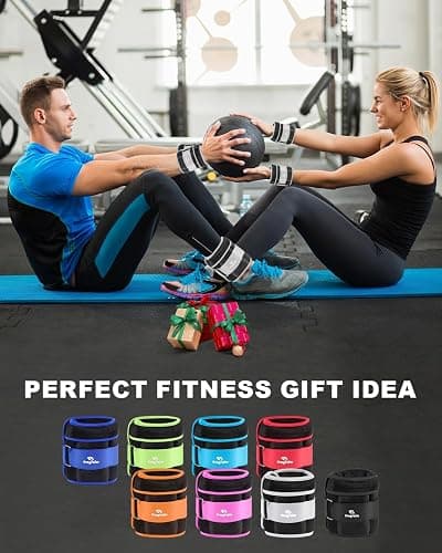 Adjustable Ankle Weights 1-3/4/5/6/8/10/12/15/20 LBS Pair with Removable Weight for Jogging, Gymnastics, Aerobics, Home, Fitness, Physical Therapy thumbnail 7