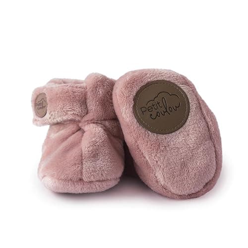 PETIT COULOU Teddy Bear Newborn Baby Gift Box 0-6 Months – Cozy Winter Set with Baby Mittens, Booties, Beanie & Blanket – Perfect New Born Gift for Warmth & Comfort (Pink) thumbnail 3