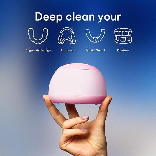 Zima Dental Pod: Ultrasonic Retainer Cleaner. The Original Retainer Cleaner Machine, Aligner Cleaner, Nightguard Cleaner, Mouthguard Cleaner, Denture Cleaner. Ultrasonic Cleaner For Oral Dental Care thumbnail 3