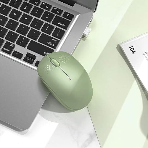 seenda Wireless Mouse, 2.4G Noiseless Mouse with USB Receiver Portable Computer Mice for PC, Tablet, Laptop with Windows System (Olive Green) thumbnail 7