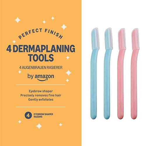 By Amazon - Dermaplane Eyebrow Razor Shaper (Pack of 4) - Image 1