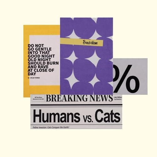 BNEKOLISM Wall Cat Scratcher for Indoor Cats - Reusable & Damage-Free Wall-Mounted Fabric Scratching, DIY for Furniture and Wall Protection (11.81''x31.50'', Humans vs Cats in a Battle) thumbnail 9