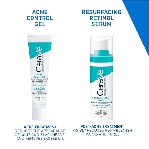 CeraVe Acne Control Gel For Face, Pimple & Pores, With Salicylic Acid, 3 Essential Ceramides, Niacinamides. Developed with Dermatologists, Non-Comedogenic, Oil-Free, Fragrance-Free, 40ml thumbnail 7