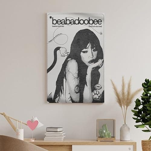 4VKJN7HBTW Beabadoobee Canvas Poster Wall Decorative Art Painting Living Room Bedroom Decoration Gift Unframe-style08x12inch(20x30cm) thumbnail 8