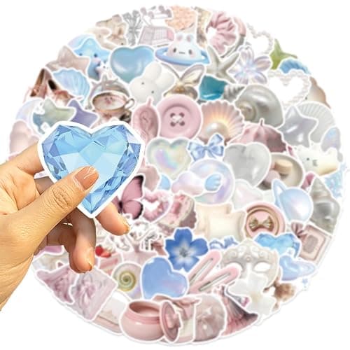 100pcs Coquette Stickers Pack - Cute Waterproof Vinyl Aesthetic Stickers for Girls | Laptop, Water Bottle, Phone, Guitar Decoration thumbnail 6