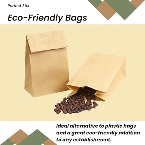 1lb Brown Bags- Pack of 400 (3.5"W x 6.5"H x 2.3"L) thumbnail 6