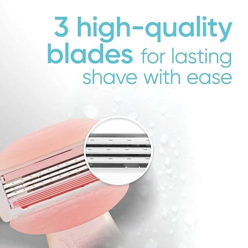 Gillette Venus Mini On The Go Women's Razor Handle with 3 ComfortGlide White Tea Scent Blade Refills + 1 Travel Case thumbnail 6