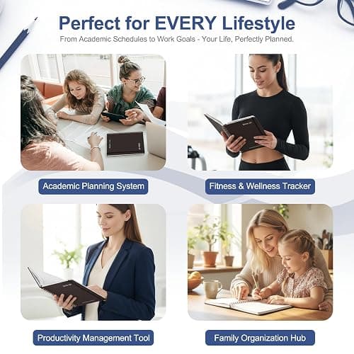 Planner 2026-2027, Weekly and Monthly Calendar Planner, JUL 2026 - JUN 2027 | Academic Year, Daily Agenda Book, A5(6.3'' x 8.5''), Sprial Bound, Inner Pocket, Office School Use thumbnail 8