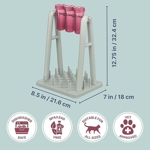 TRIXIE Cat Activity Turn Around Strategy Game, Slow Feeder, Interactive, Treat Toy, All Breed Sizes 9 x 7 x 13 in. thumbnail 7