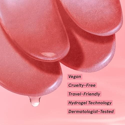 grace & stella Award Winning Under Eye Mask - Reduce Dark Circles, Puffy Eyes, Undereye Bags, Wrinkles - Gel Under Eye Patches - Small Birthday Gifts - Vegan Cruelty-Free (Pink, 6 Pairs) | Reduce Dark Circles, Undereye Bags, Wrinkles - Gel Under Eye Mask- Small Birthday Gifts - Vegan Cruelty-Free (Pink, 6 Pairs) thumbnail 7
