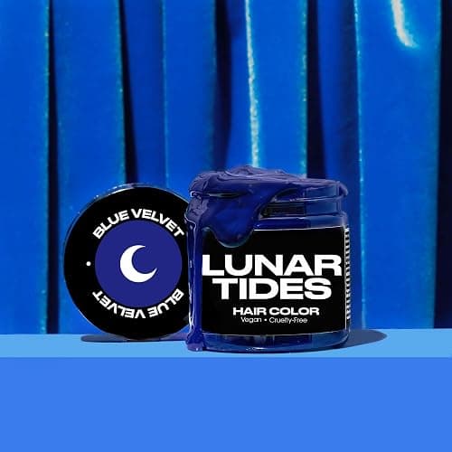Lunar Tides Semi-Permanent Hair Color (43 colors) (Blue Velvet) - 4 Fl Oz (Pack of 1) - Blue Velvet thumbnail 6