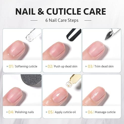 GAOY Cuticle Care Kit - Cuticle Oil and Cuticle Remover, 20ml 2 Pcs Cuticle Nourishes and Softener, Promotes Nail Growth and Strength thumbnail 4