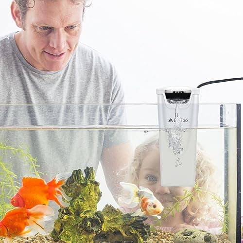 DaToo Aquarium Power Filter In-Tank Ultra Silent Small Fish Tank Filter 3W For Aquarium 1 to 10 Gallon Tank, 1 Yr Warranty thumbnail 7