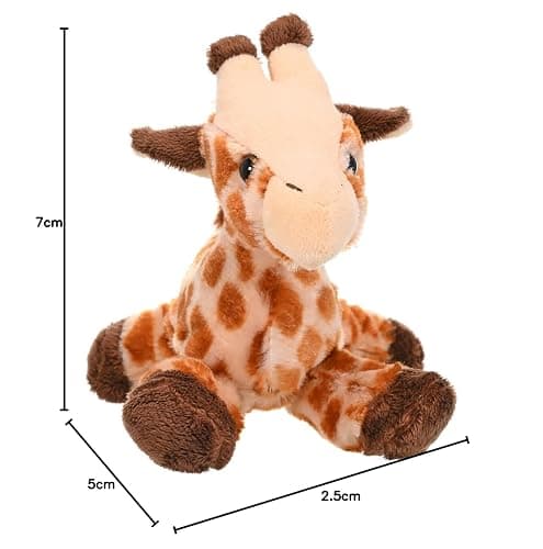 Wild Republic Giraffe Plush, Stuffed Animal, Plush Toy, Gifts for Kids, Hug’Ems 7 - Giraffe - 7" thumbnail 2