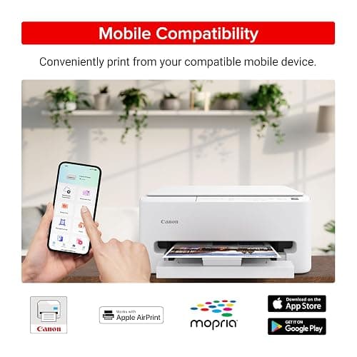 Canon PIXMA TS4320 Wireless Color Inkjet Printer for Duplex Printing, White – Cost Efficient Home Printer with Copier/Scanner, Compact Design, Easy Setup, 1 Year Limited Warranty thumbnail 5