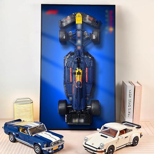 WETCEAOM Display Wallboard for Lego Technic Oracle Red Bull Racing RB20 F1 Car 42206, Compatible with Lego F1 Car, Designed for Lego Car Wall Mount Lovers, Size:19.7X 31.5in (Model not Included!) thumbnail 9