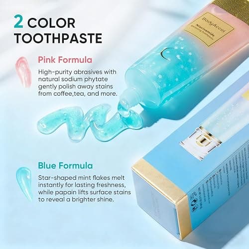 BodyAccel Niacinamide Whitening Toothpaste, Niacinamide Intensive Whitening Toothpaste with Natural Gentle Care Deep Stain Removal Clean Peach Flavor, Improves Gum Health, Fresh Breath (1) thumbnail 3