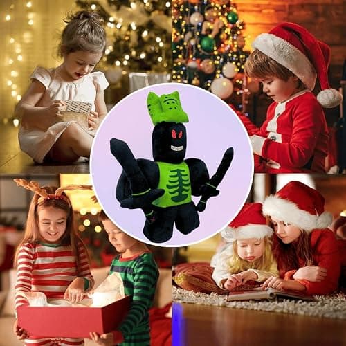TQJOUJOU 1x1x1x1 Plush Toys, Sword Killer with Detachable Sword Stuffed Animals Dolls, Collectible Plushies for Video Game Fans (Green) thumbnail 9