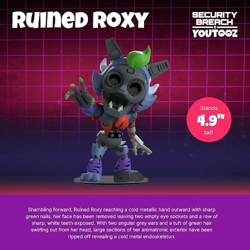 YouTooz FNAF Ruined Roxy 4.9" Vinyl Figure, Collectible from Five Nights at Freddy's Collection thumbnail 2