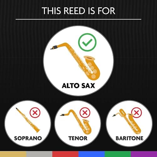 Légère Reeds - Alto Saxophone Reed, American Cut, Strength 2.75 (ASA2.75) - Premium Synthetic Woodwind Reed thumbnail 2