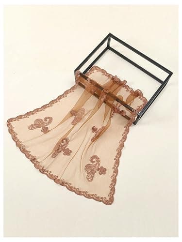 Floerns Women's Flower Embroidery Hair Scarf Headband Sheer Lace Hair Bandana thumbnail 4