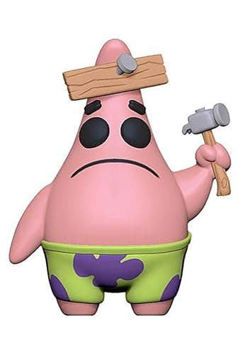 Funko Pop! Animation: Spongebob Squarepants - Patrick with Board, Multicolor, Standard - Image 1