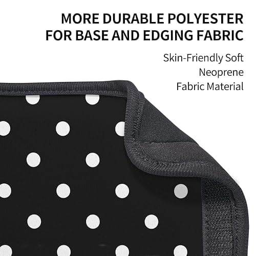 LDHUJDFK Car Seat Belt Cover 2 Pack Polka Dot Black and White Simple Pattern Seatbelt Strap Shoulder Pad Protector Universal Comfort for Car Bag Girls Boys Men Women thumbnail 5
