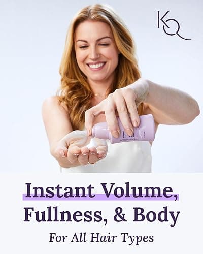 Keranique Volumizing Mousse for Women - Thickening and Styling Anti-Frizz Foam for Fine, Straight, Wavy, and Curly Hair thumbnail 2