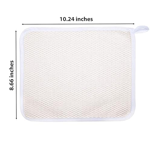 PARADISO Evriholder Soft-Weave Exfoliating Wash Cloths Dual-Textured for Face and Body, Pack of 3, White thumbnail 3