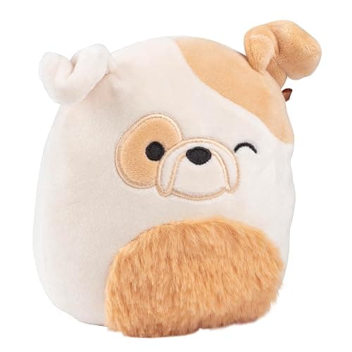 Squishmallows Original 5-Inch Brock The Bulldog - Official Jazwares Stocking Stuffer Plush - Collectible Little Soft & Squishy Mini Stuffed Animal Toy - Add to Your Squad - Gift for Kids,Girls & Boys thumbnail 3