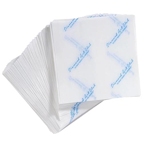 DIAMOND ART CLUB 200-Piece Premium Diamond Painting Release Paper Pack, Multiuse Painting Paper, Precut Cover Replacements, 4" x 4" (10 cm x 10 cm) thumbnail 5