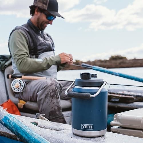 YETI Rambler Half Gallon Jug 2.0, Vacuum Insulated, Leakproof, Stainless Steel with MagCap, Black Forest Green thumbnail 2