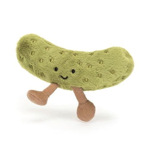 Jellycat Amuseables Pickle Stuffed Toy, 6 inches - Vegetable Plush - Fun Gift Idea thumbnail 6