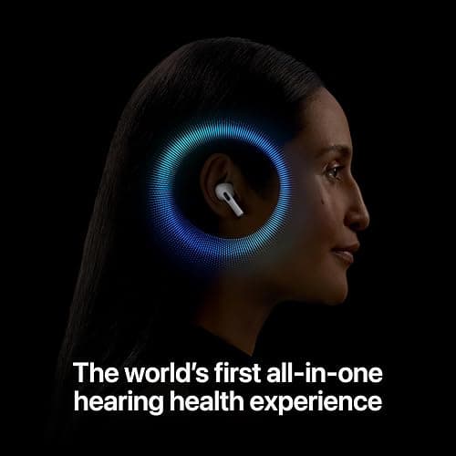 Apple AirPods Pro 2 Wireless Earbuds, Active Noise Cancellation, Hearing Aid Feature, Bluetooth Headphones, Transparency, Personalized Spatial Audio, High-Fidelity Sound, H2 Chip, USB-C Charging thumbnail 5