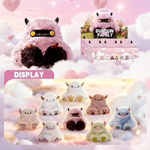 UNICOBOX DunDun Family Series Plush Blind Box, Random Design Plush Action Figures Collectible Toys Home Decorations for Gifts (1 Figure) thumbnail 4