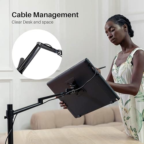 HUION Kamvas 22 Plus Graphics Drawing Tablet with Screen and Single Monitor Arm thumbnail 9